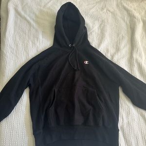 black hoodie